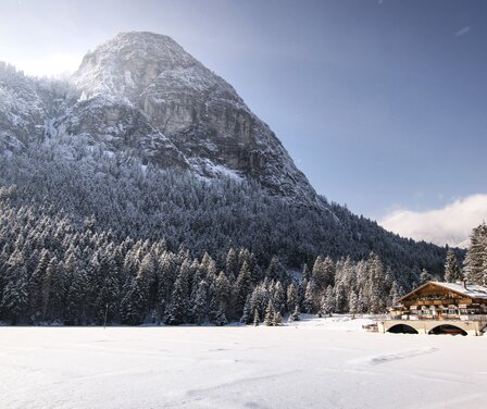 Pflegersee im Winter | © GaPa Tourismus GmbH/Roadtrip the World