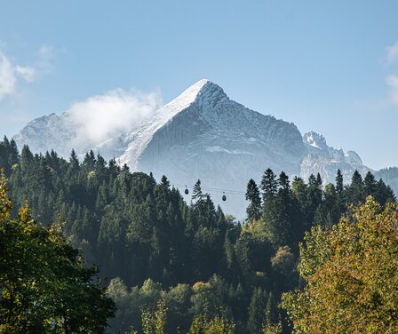 Ausblick auf Eckbauerbahn und Alpspitze | © GaPa Tourismus GmbH/Roadtrip the World