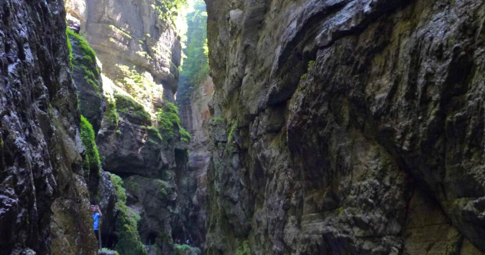 Blick in den oberen Teil der Partnachklamm Garmisch Partenkirchen | © Markt Garmisch-Partenkirchen/Rudi Achtner