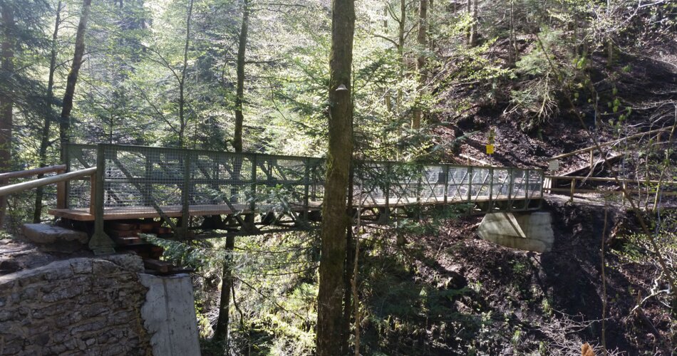 Eiserne Brücke Partnachklamm Garmisch-Partenkirchen | © Markt Garmisch-Partenkirchen