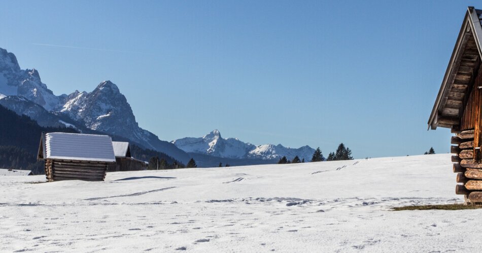 Winterliche eisige felder in garmisch-partenkirchen | © GaPa Tourismus GmbH