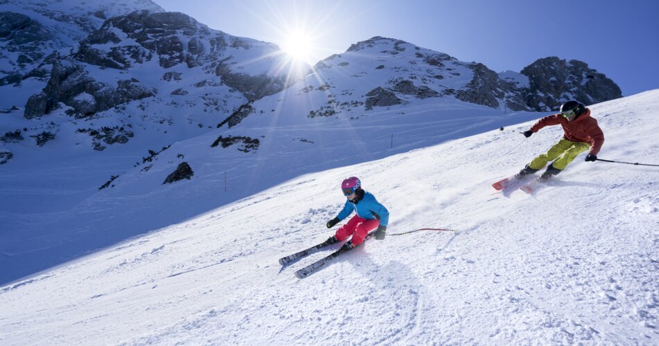 Alpin Skifahren im Garmisch Classic Skigebiet | © Zugspitz Arena Bayern-Tirol/Mathias Aletsee